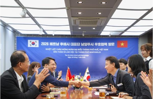 남양주시-베트남 후에 대표단, ‘시민 체감형 교류’ 확대 뜻 모아